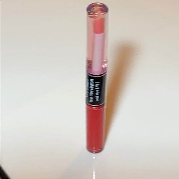 NEW Amuse 2-Way LIP GLOSS DUO Aloe Vera Vitamin E Red Color Tinted Shine 6280-8 - Picture 4 of 4